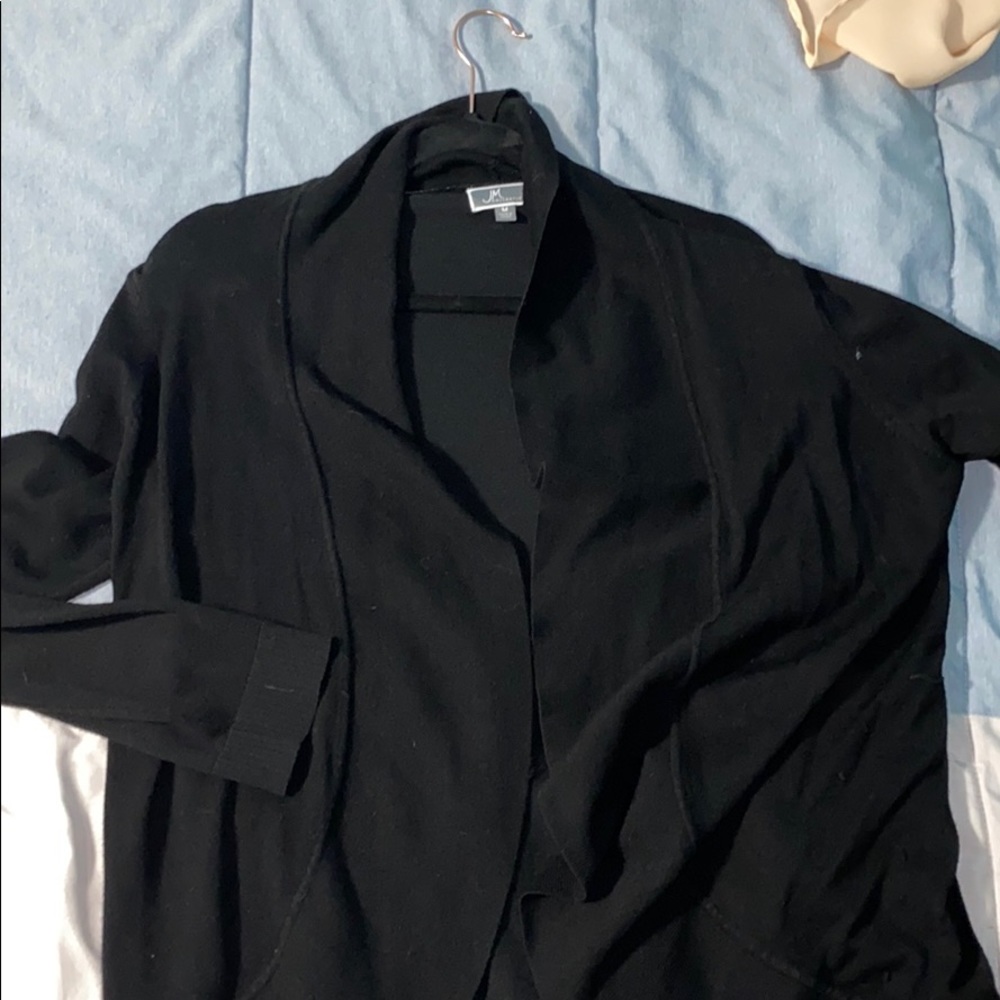 Black long sleeve cardigan